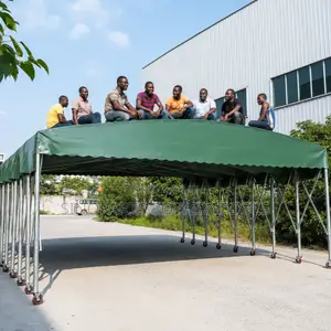 Mobile Retractable Canopy 8m X 5m for Warehouse Car Park