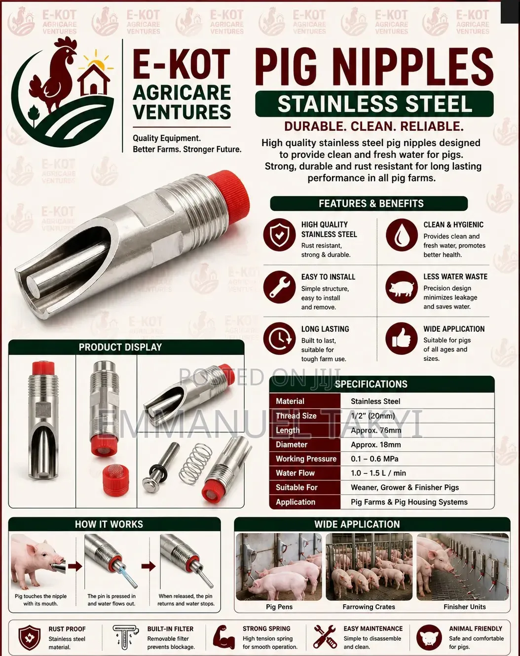 Pig Nipples