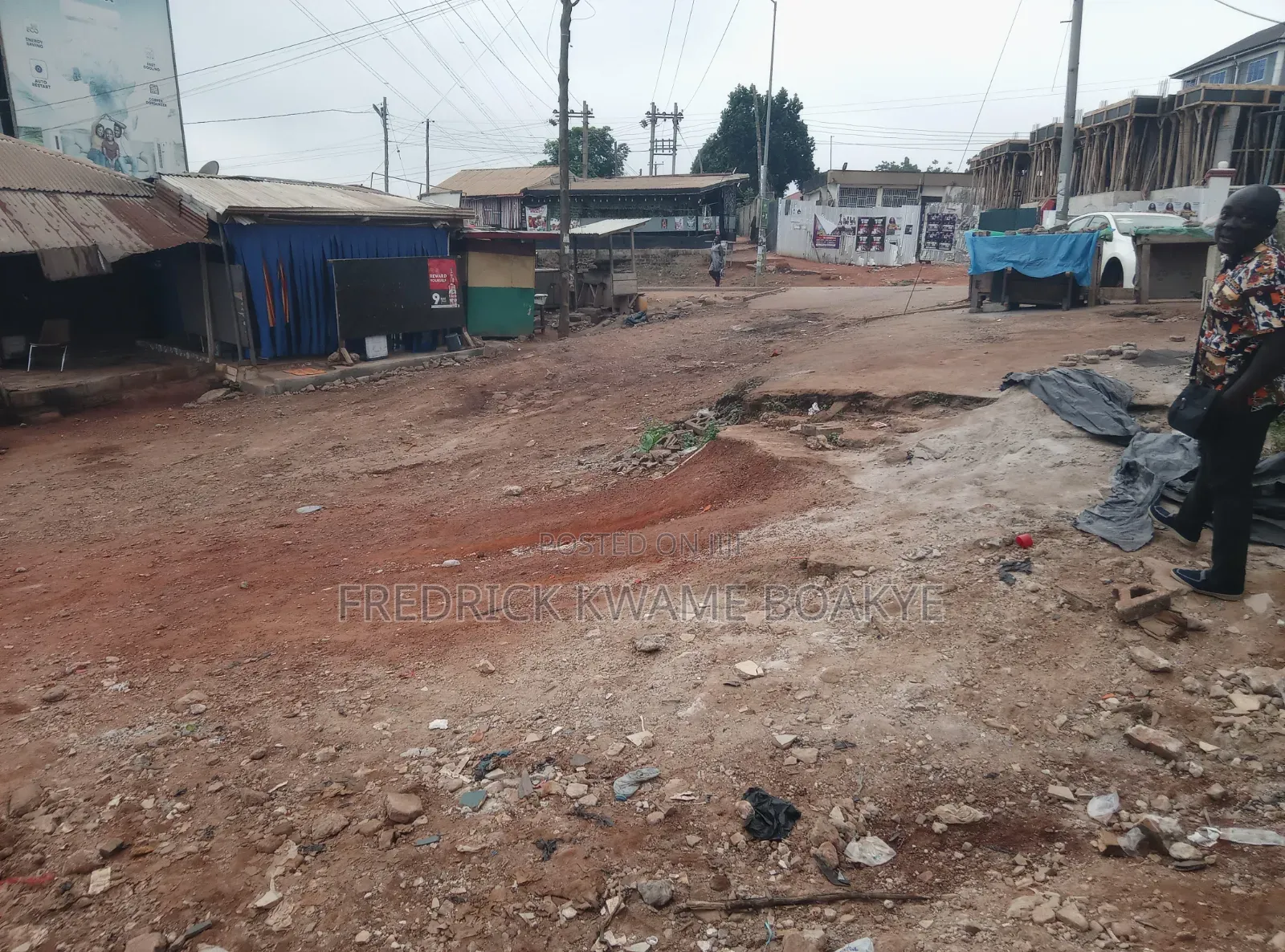 Plot of Land With Store for Sale at Ahodwo