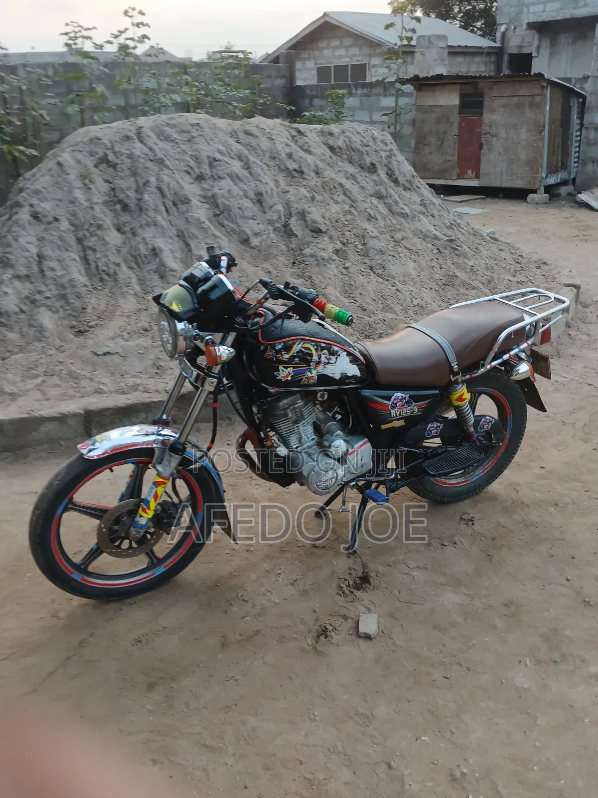 Haojue HJ125-8K 2022 Black