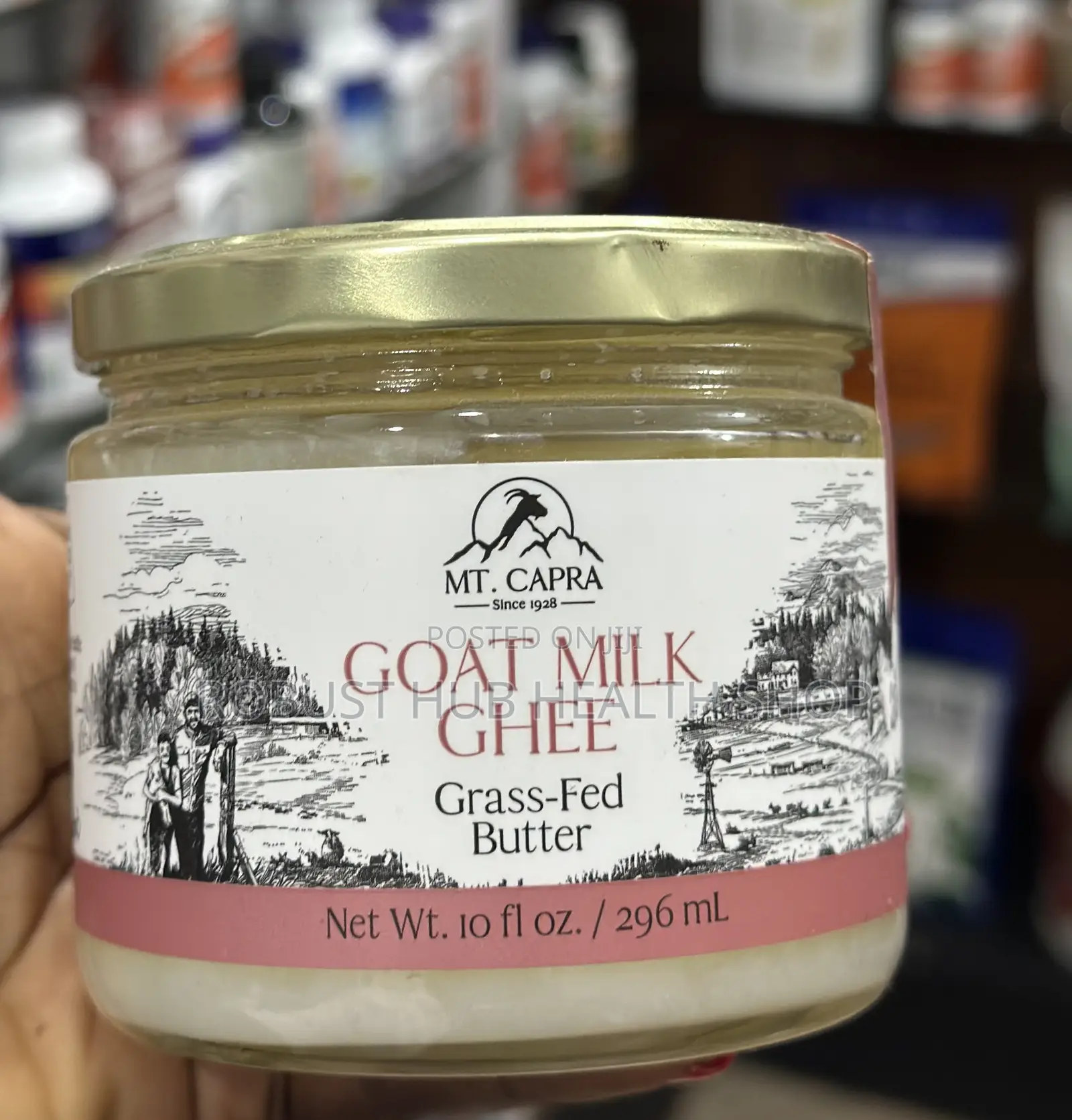 Mt. Capra Goat Milk Ghee, Grass-Fed Clarified Butter