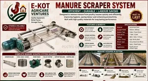Manure Scrapper Machine