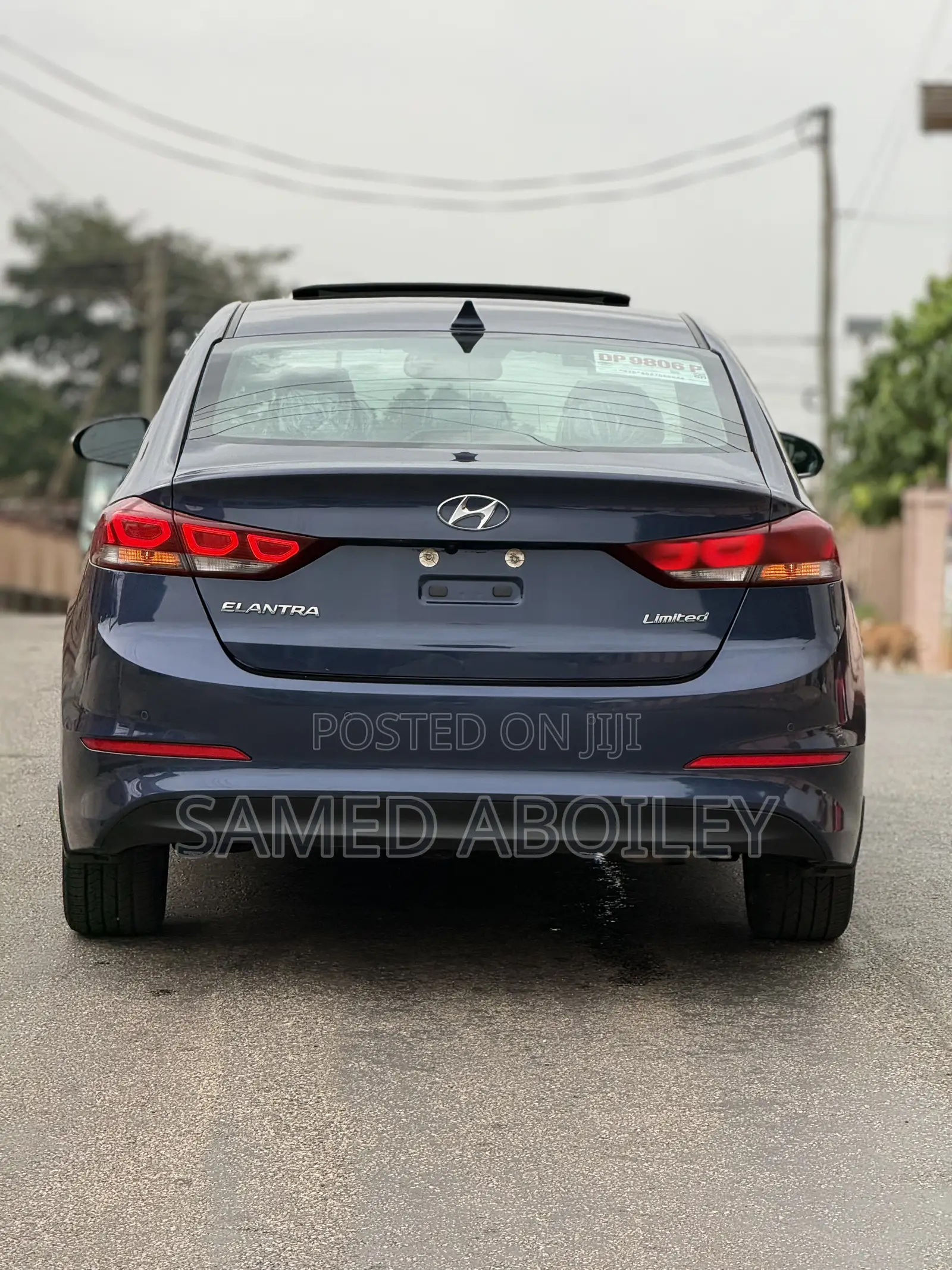 Hyundai Elantra Limited 2018 Blue