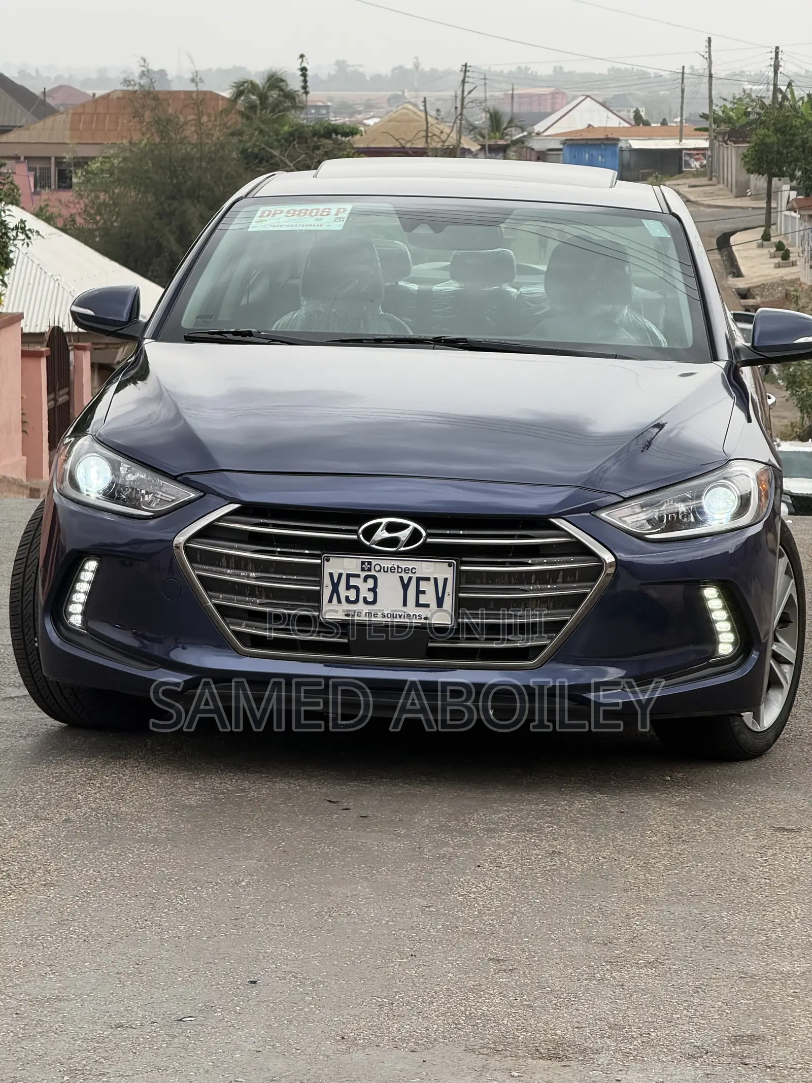 Hyundai Elantra Limited 2018 Blue