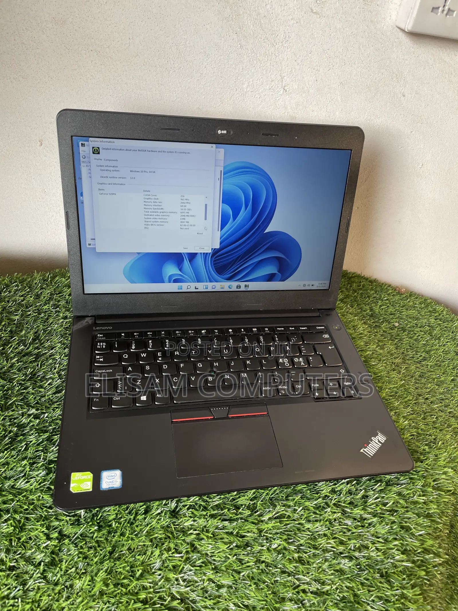 Laptop Lenovo ThinkPad E470 8GB Intel Core i5 SSD 256GB
