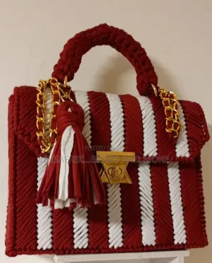 Crochet Canvas Bag