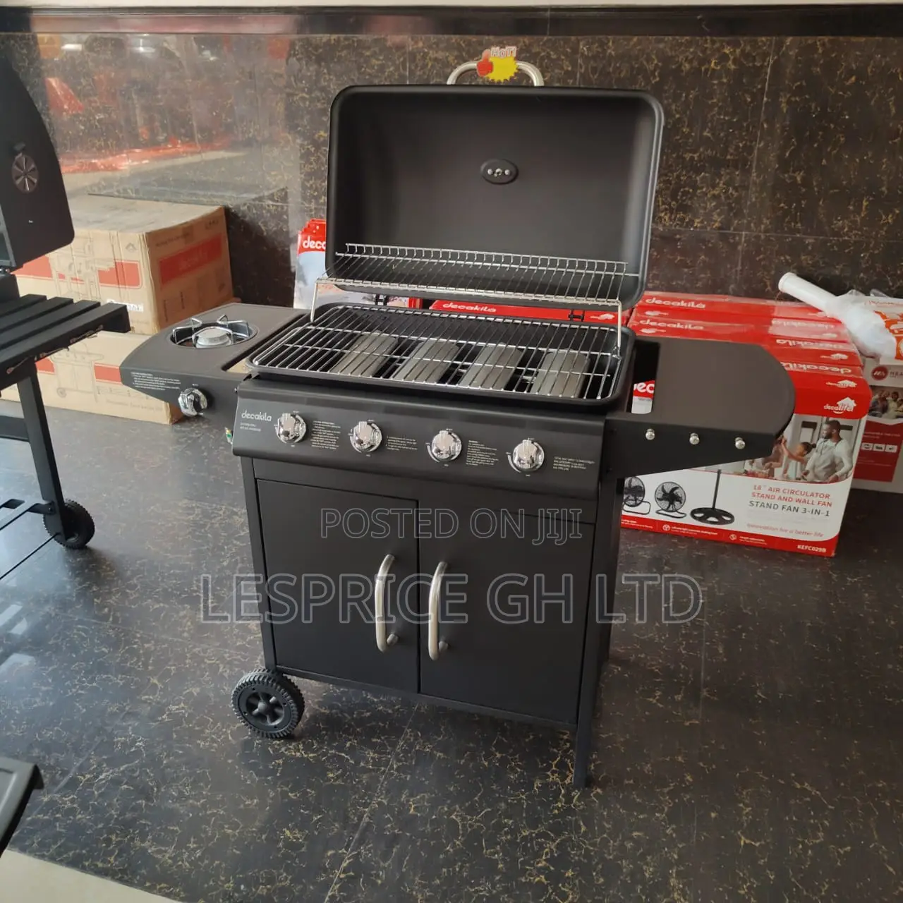 Promo Promo on Our New 4 Burner Gas BBQ Grill Stand From Decakila