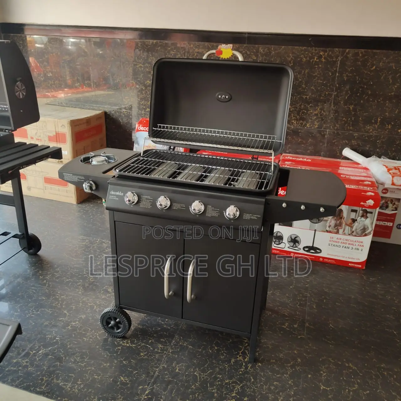 Promo Promo on Our New 4 Burner Gas BBQ Grill Stand From Decakila