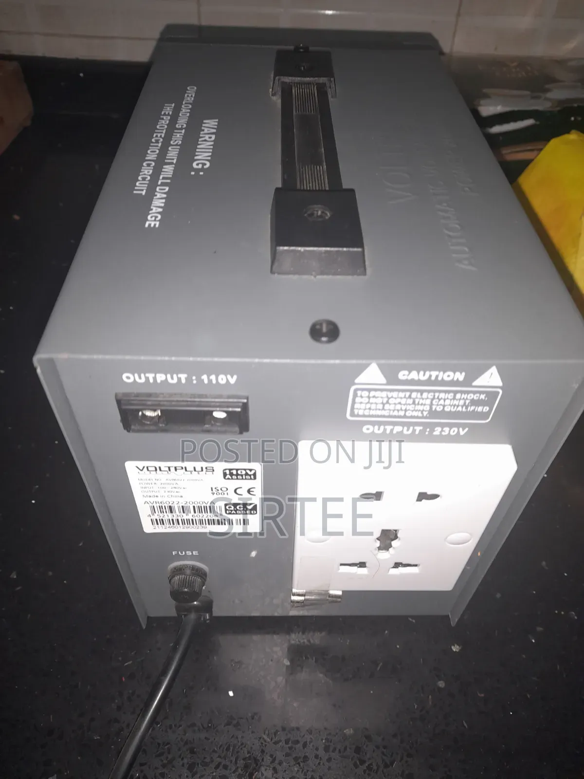 New Never Used-Voltage Stabilizer-Relocation Sale.
