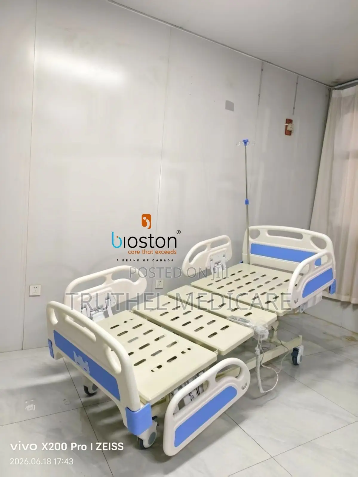 Electric 3crank Hospital Bed