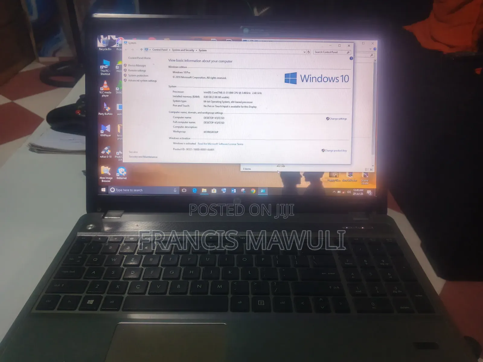Laptop HP ProBook 4540S 8GB Intel Core i3 HDD 500GB