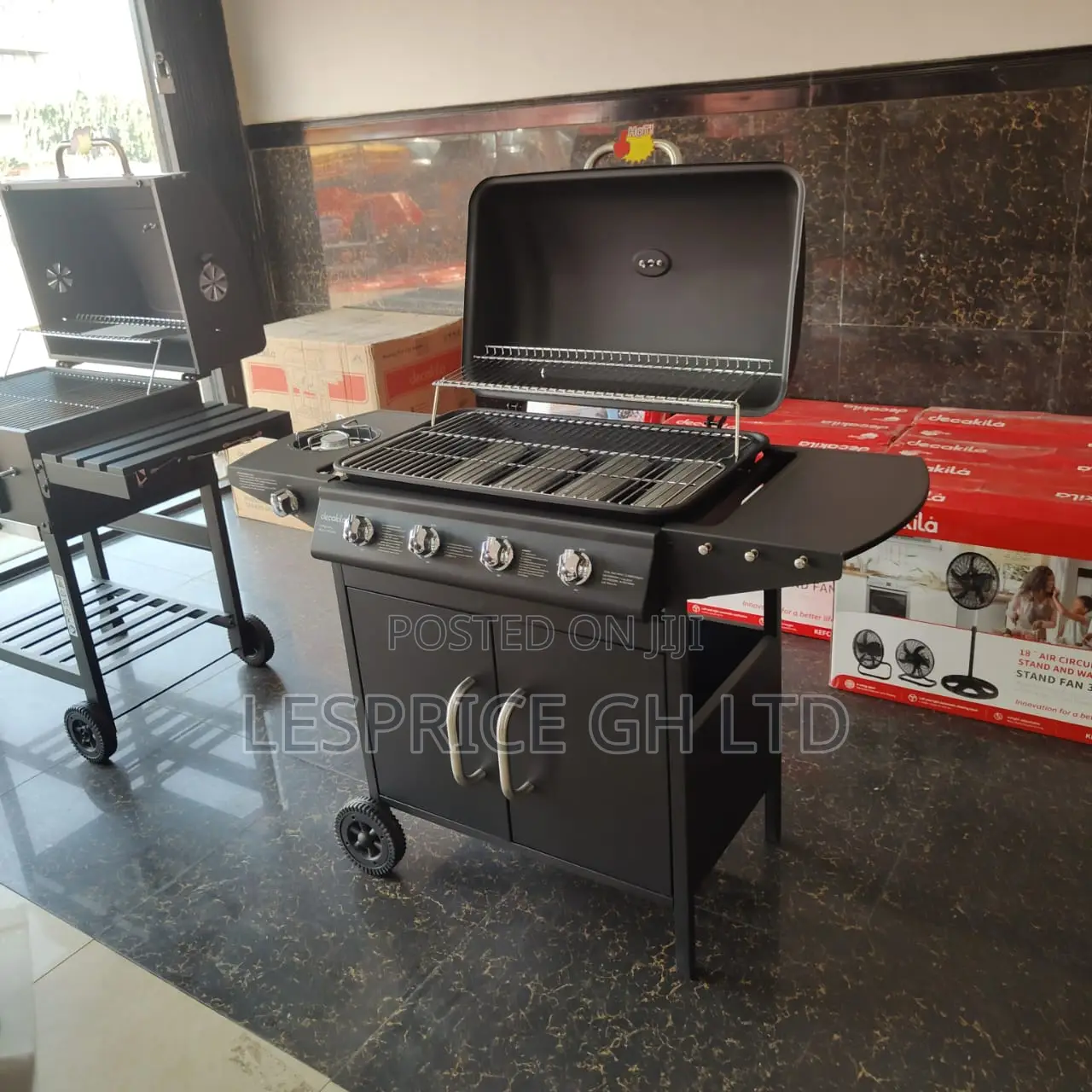 Megga Price Drop on Our Ultra Modern 4 Burner Gas BBQ Grill Stand