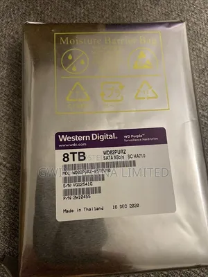 8TB Western Digital Surveillance Hardrive WD82PURZ