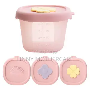 4pcs Silicone Baby Food Storage Containers