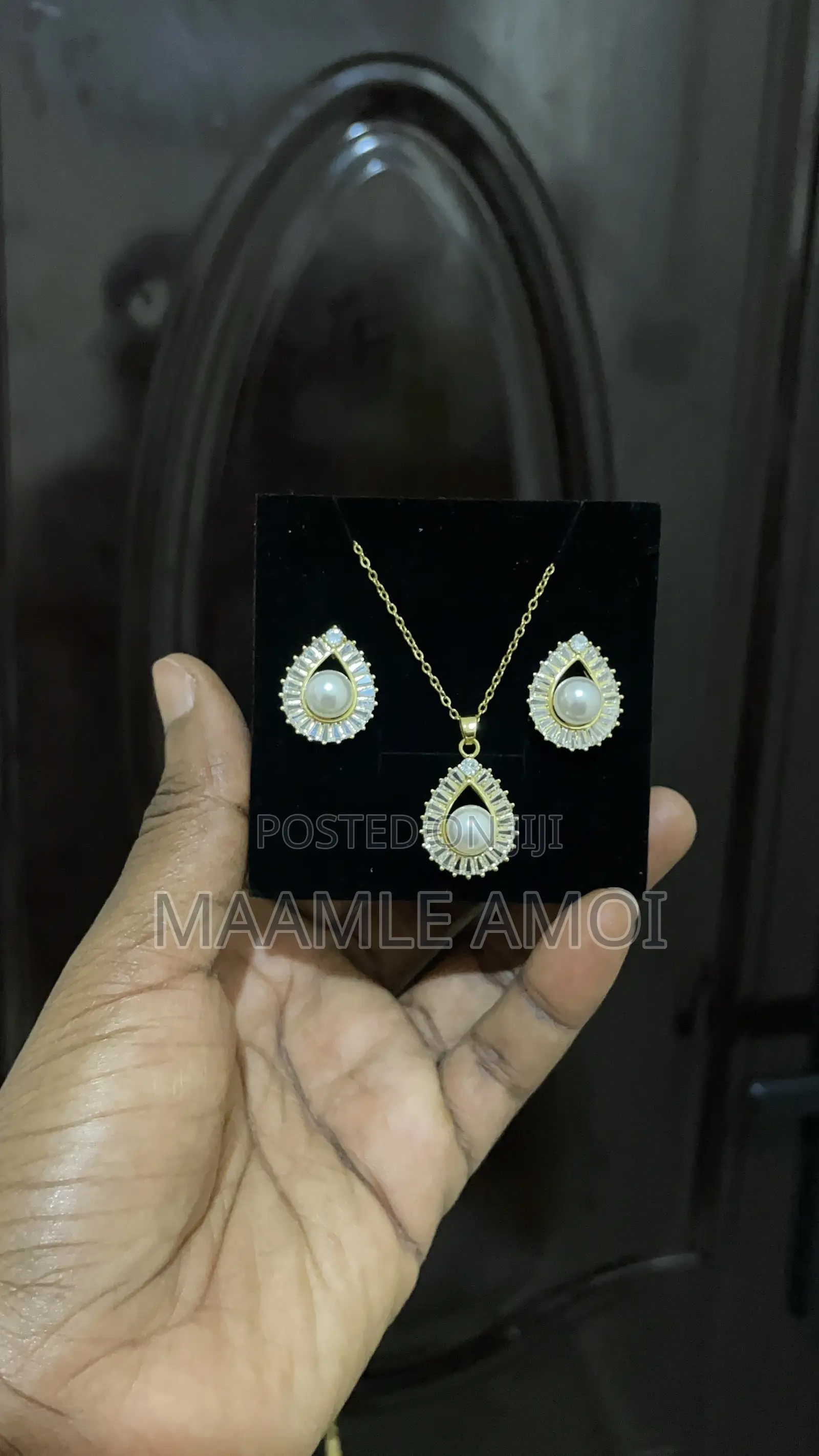 Necklace Set (Earring and Necklace) 2in1 Stainless Steel