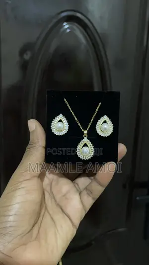 Necklace Set (Earring and Necklace) 2in1 Stainless Steel