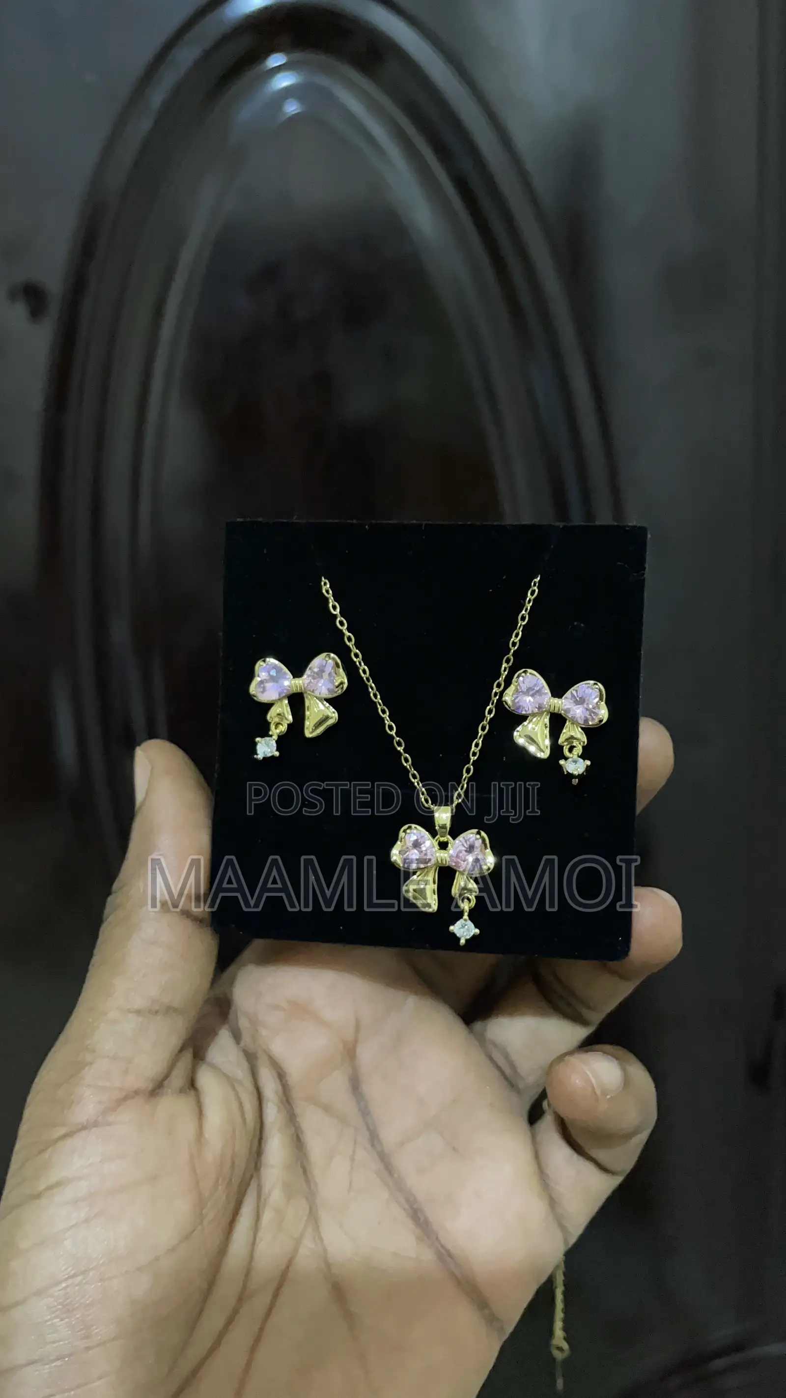 Necklace Set (Earring and Necklace) 2in1 Stainless Steel