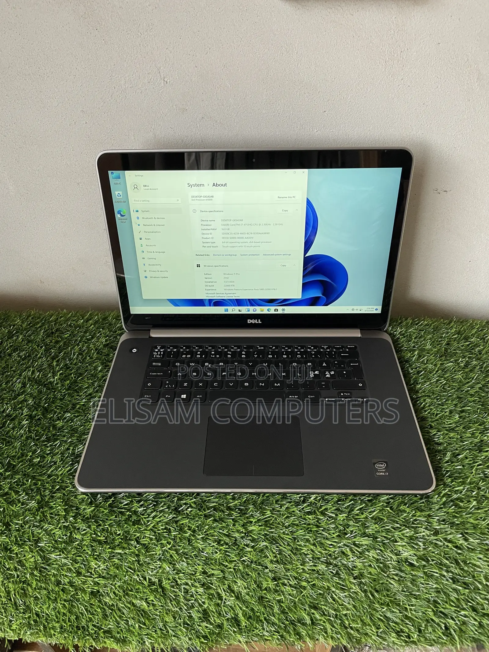 Laptop Dell Precision M3800 16GB Intel Core i7 SSD 256GB