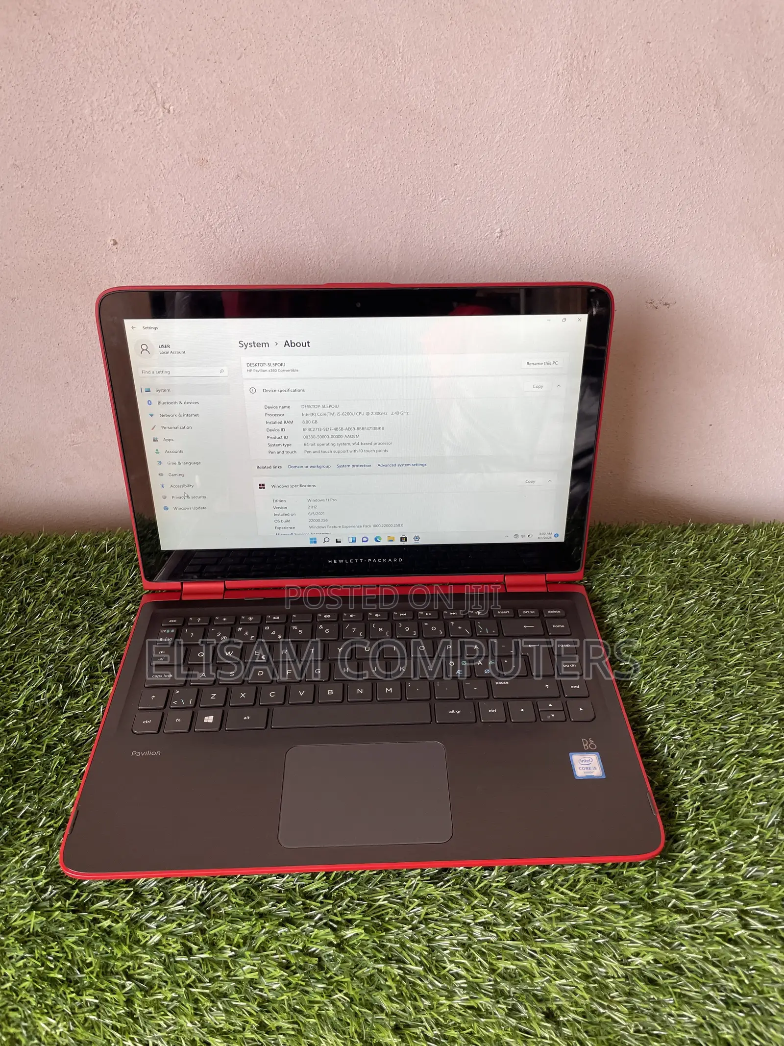 Laptop HP Pavilion x360 8GB Intel Core i5 SSD 256GB