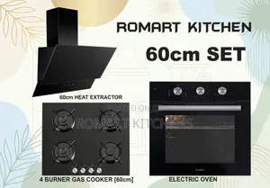 Luxell 60cm Inbuilt Kitchen Set. Oven, Hob and Range Hood