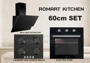 Luxell 60cm Inbuilt Kitchen Set. Oven, Hob and Range Hood