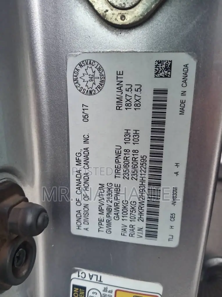 Honda CR-V 2017 Gray