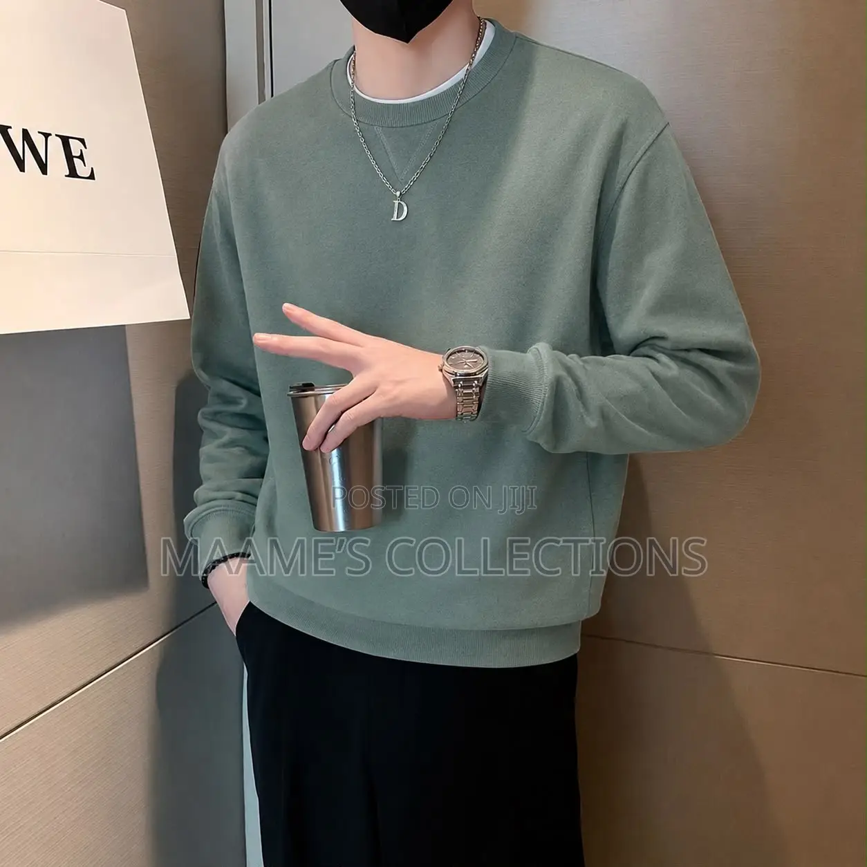 Men’s Casual Crew Neck Sweatshirt