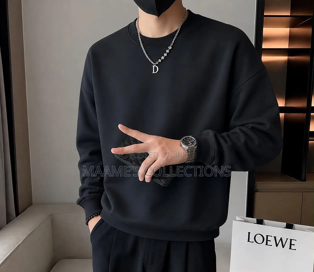 Men’s Casual Crew Neck Sweatshirt
