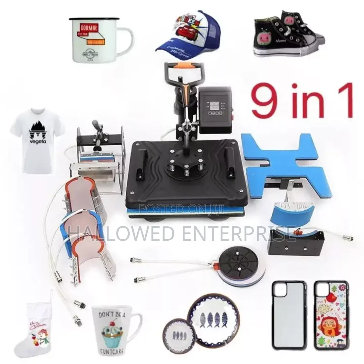 9 in 1 Heat Press Combo
