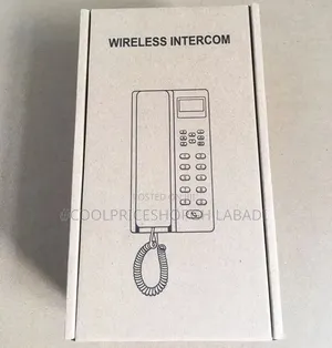 Rechargeable LCD Wireless Intercom