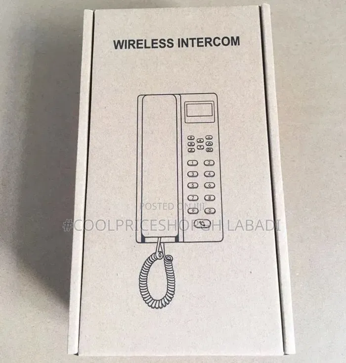 Rechargeable LCD Wireless Intercom