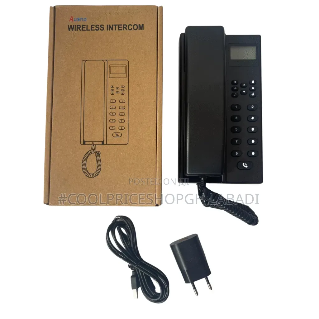 Rechargeable LCD Wireless Intercom