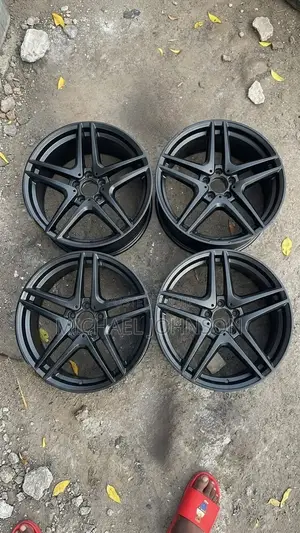 20" AMG-Style Matte Black Alloy Rims (Set of 4)