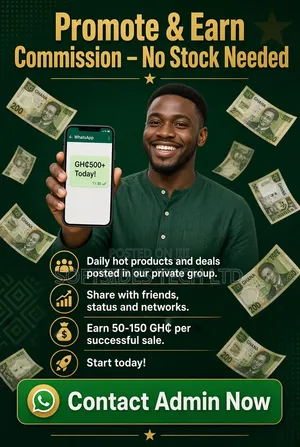 Part-Time WhatsApp Marketing – Promote Deals Earn 50-150 GH₵ Real