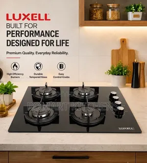 Turkish Luxell 60cm Inbuilt Glass Burner. With Auto Ignition Switch