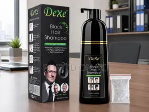 Dexe Black Hair Dye Shampoo Super Long Lasting.
