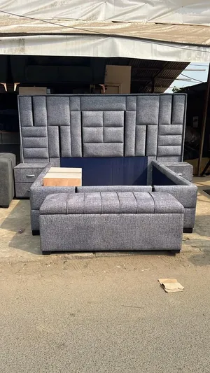 Double Bed Frame and Side Drawer or Ottoman Available