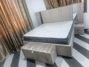 Queen Size Bed Frame and Mattress and Side Drawer Available