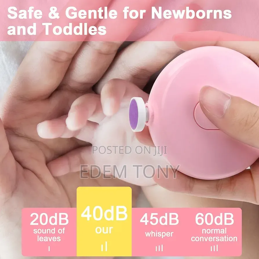 Vicloon Baby Nail Trimmer ,6 in 1 Battery Operated Manicure Set