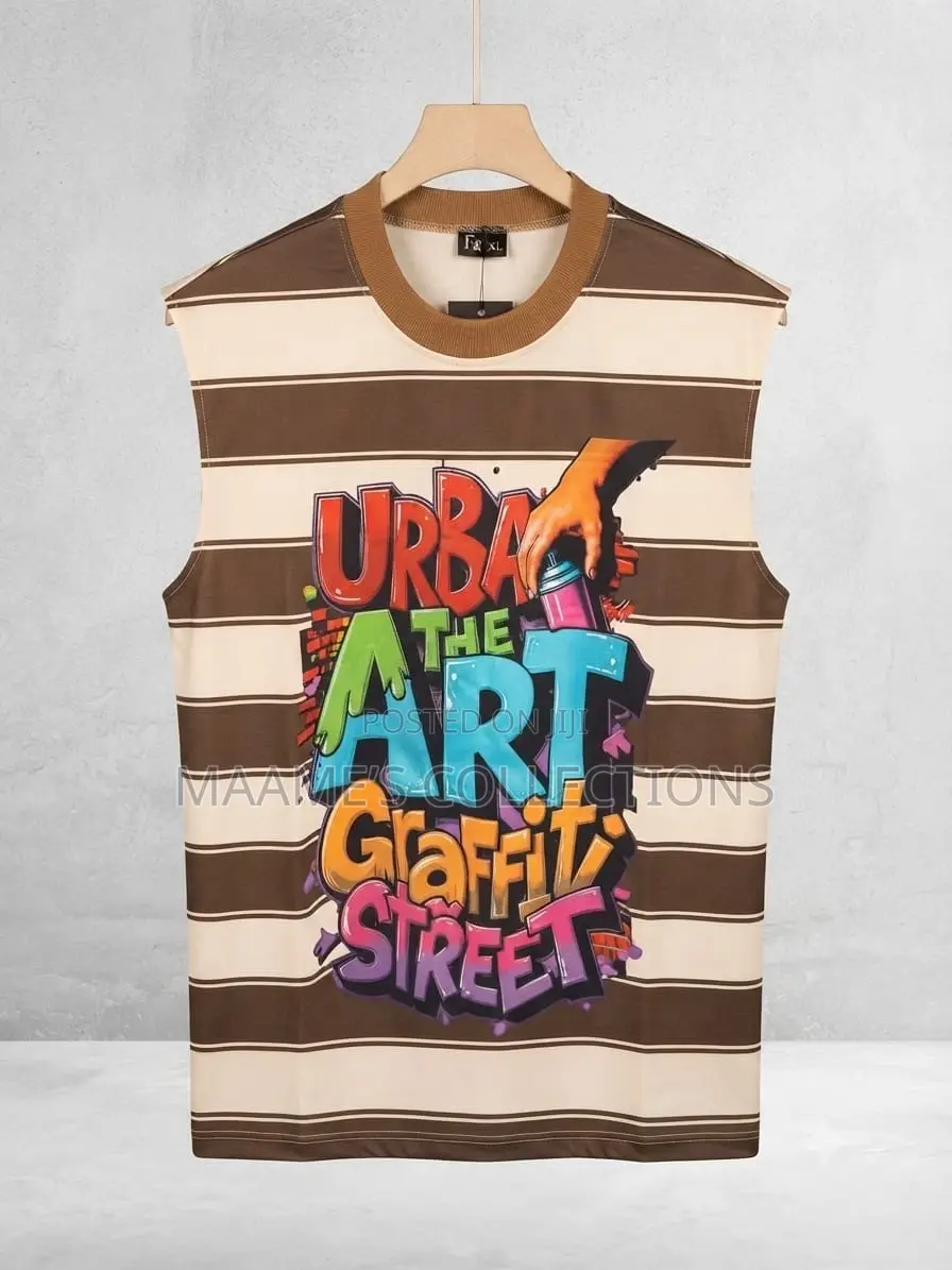 Trendy Men’s Graphic Sleeveless Tees
