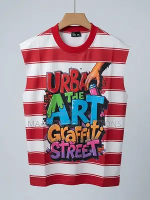 Trendy Men’s Graphic Sleeveless Tees