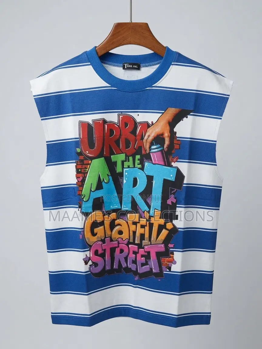 Trendy Men’s Graphic Sleeveless Tees