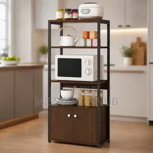 4 Tier Wooden Storage Rack
