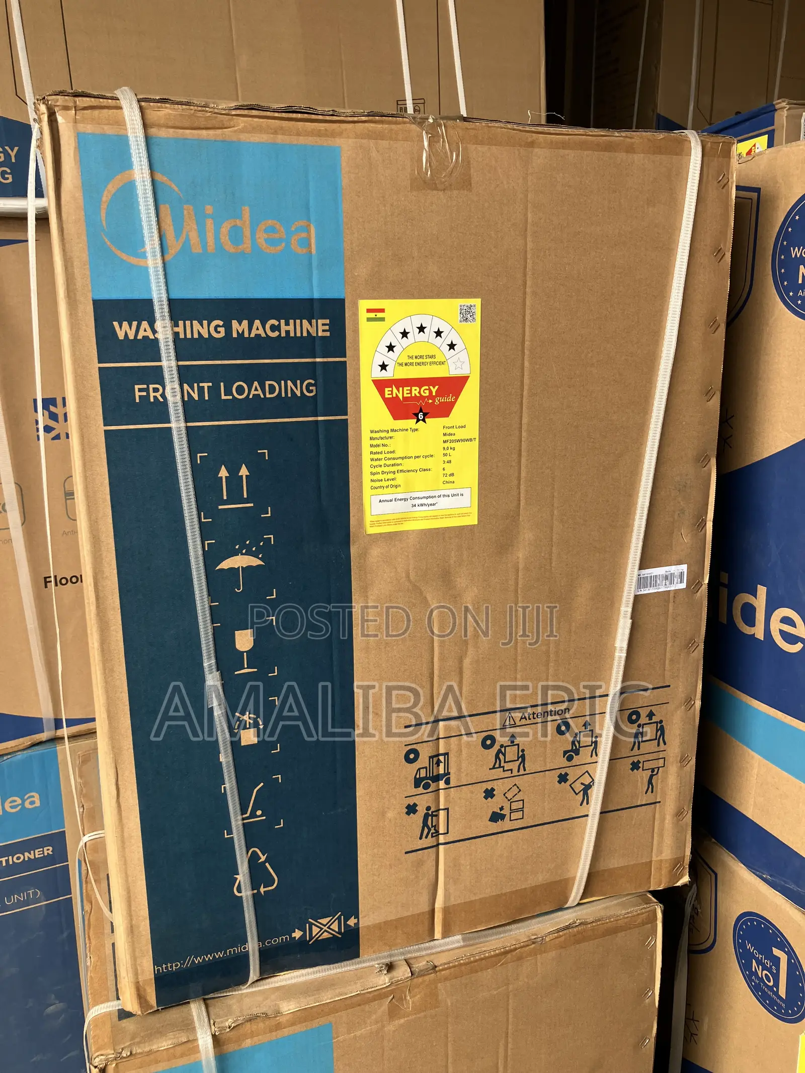 Newest Midea 9kg (MF205W90WB) Front Load Washing Machine