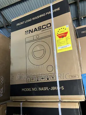 Nasco 8kg Front Load Washing Machine (Nasfl-J8kg-S)