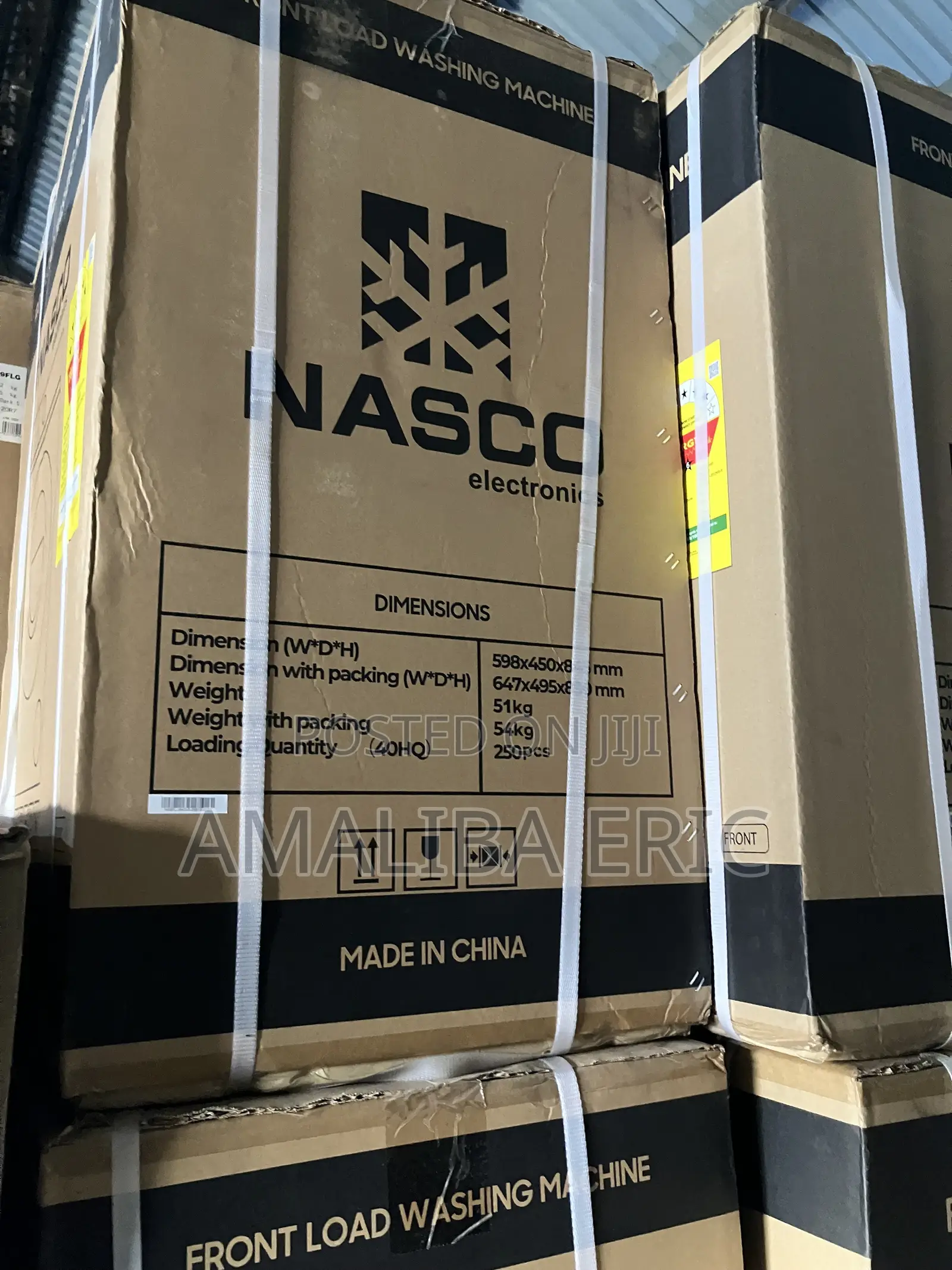 Nasco 8kg Front Load Washing Machine (Nasfl-J8kg-S)