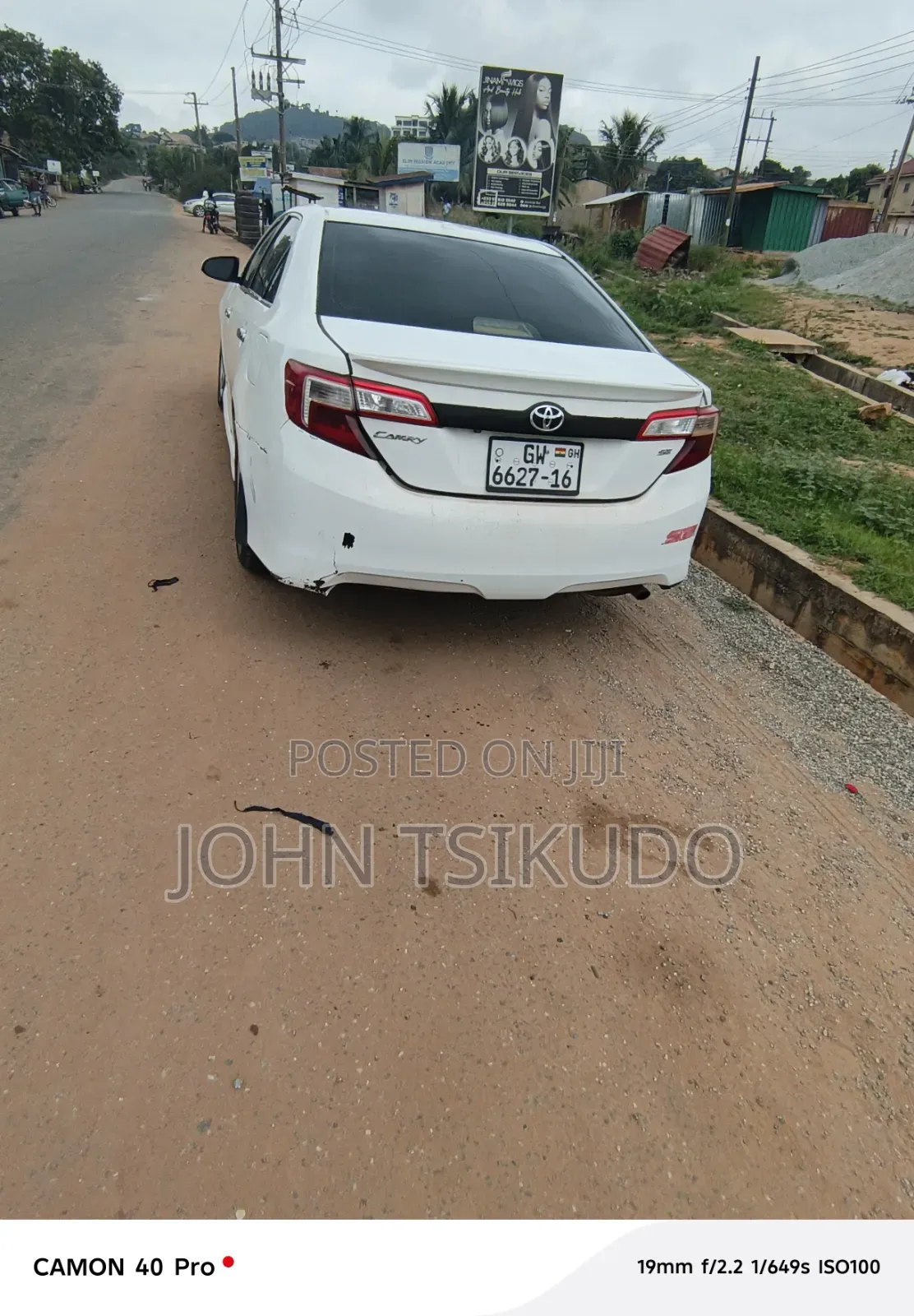 Toyota Camry 2014 White