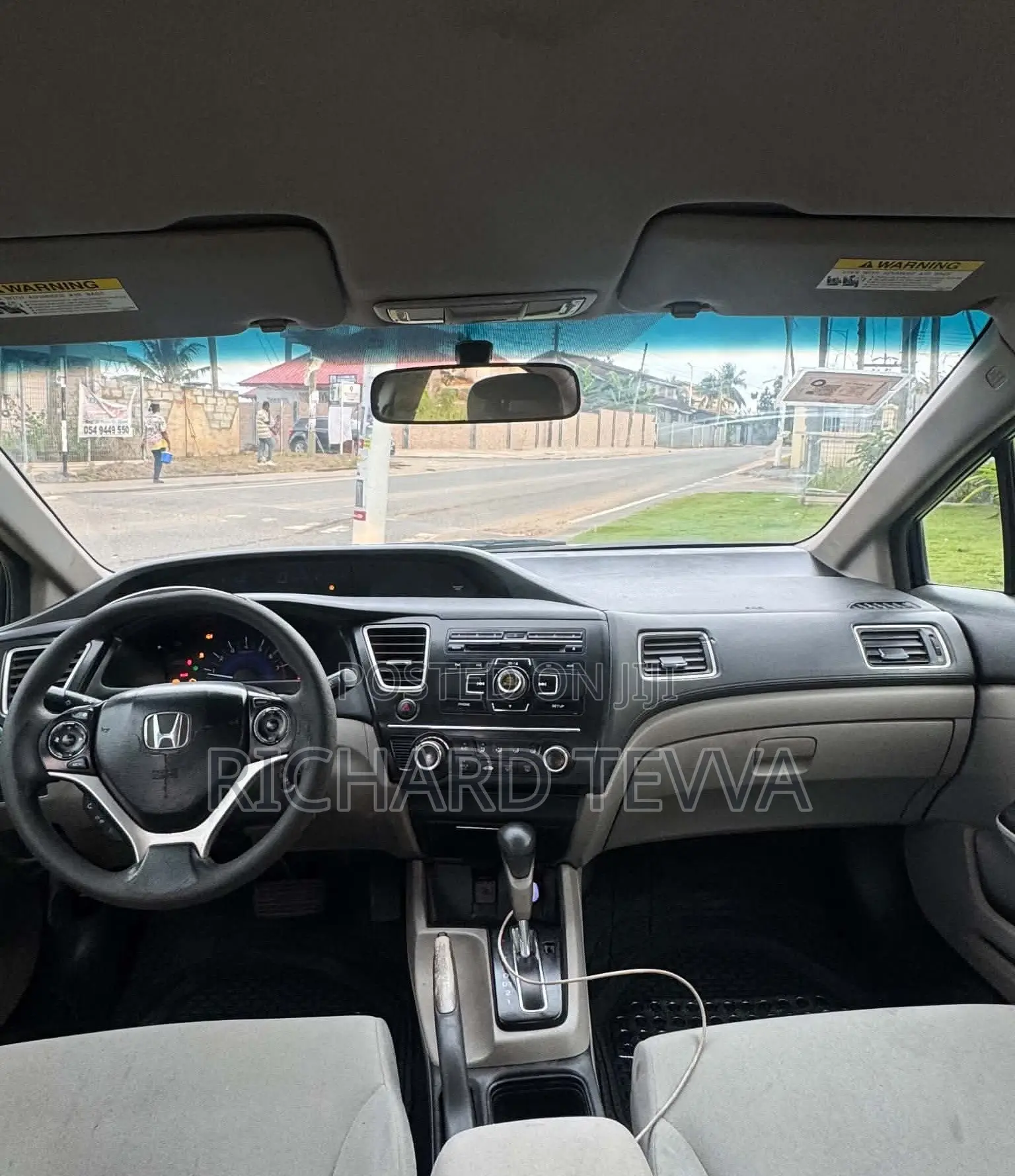 Honda Civic EX 4dr Sedan (1.8L 4cyl CVT) 2015 Black