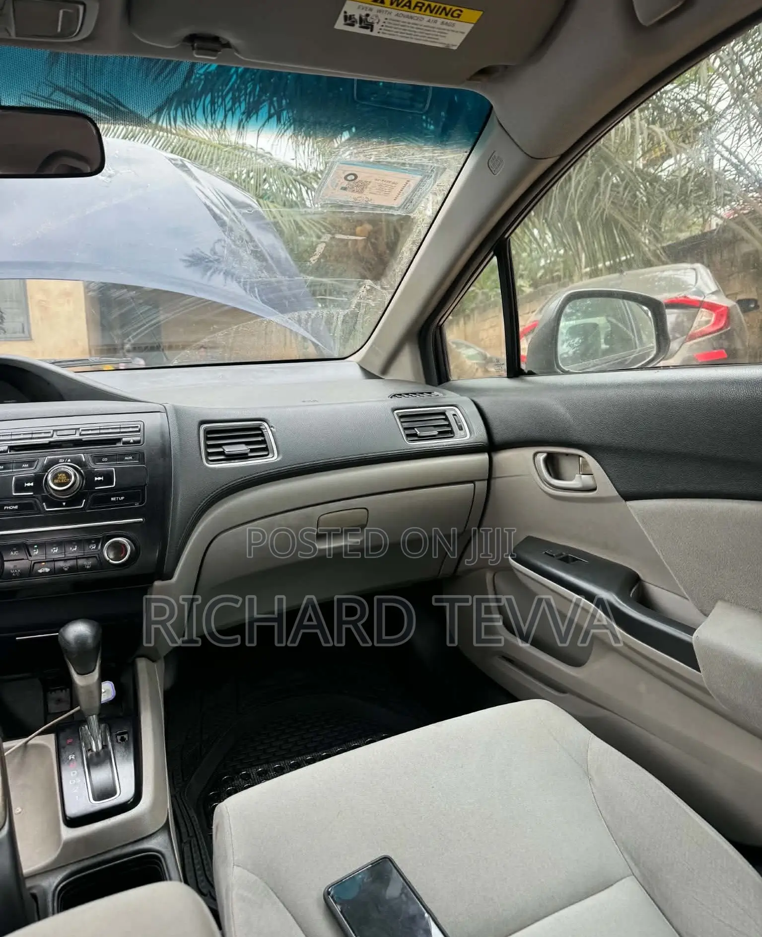 Honda Civic EX 4dr Sedan (1.8L 4cyl CVT) 2015 Black