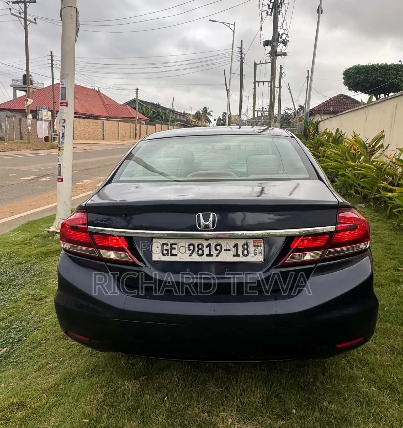 Honda Civic EX 4dr Sedan (1.8L 4cyl CVT) 2015 Black